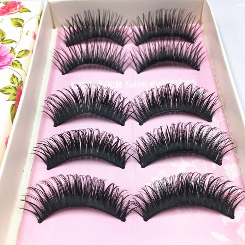 

Black Eye Lashes Beauty Natural Long Thick Soft Fake False Eyelashes Handmade Makeup Beauty Tools Eye Lashes