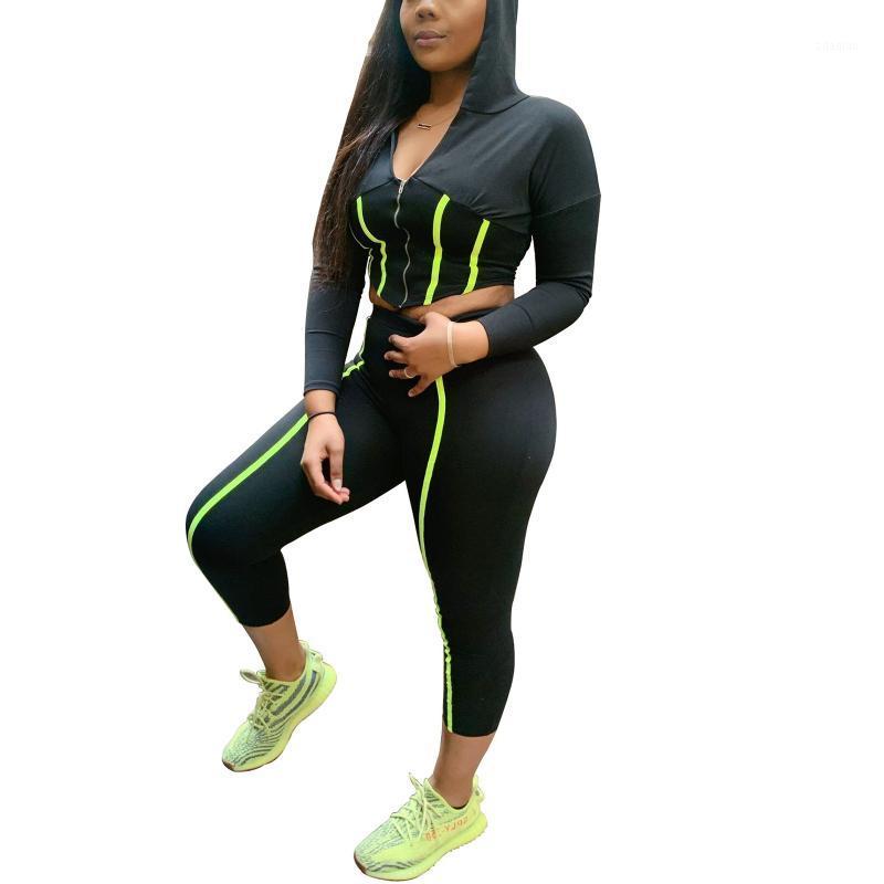 

Hot sale Women casual 2 Pcs Tracksuit Sets Plus Size Zipper V Neck Hoodies + Long Pant Fitness Clothes1, Red