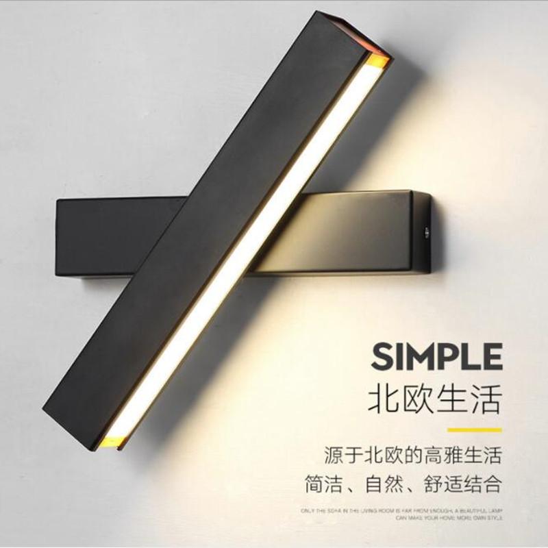 

ONDENN Modern Surface Mounted LED Wall Light 360 Degree Rotatable 10W 15W LED Wall Lamps Adjustable Bedroom Indoor Lighting