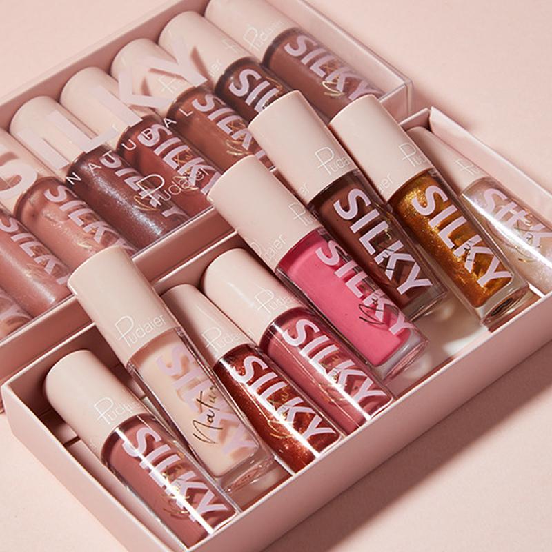 

8PCS/Set Ultra-glossy Shine Lip Oil High Gloss Kit Luminous gloss Moist Lip Set Radiant Moisturizing Shine Liquid Lipstick, Set 02