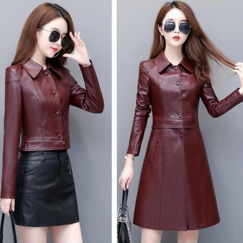 

New fashion plus size 3xl 4xl 2020 female spring women's leather jacket, Blake