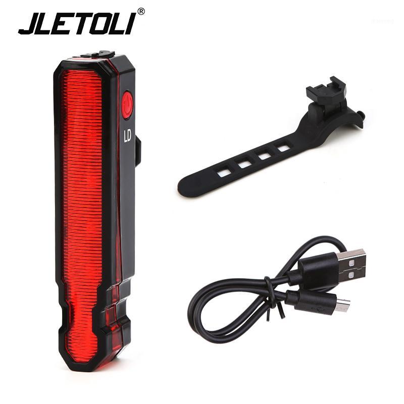 

JLETOLI Bicycle Laser Taillight Super Bright USB Rechargeable Waterproof Bike Light Rear Flasing Light Night Riding Accessories1