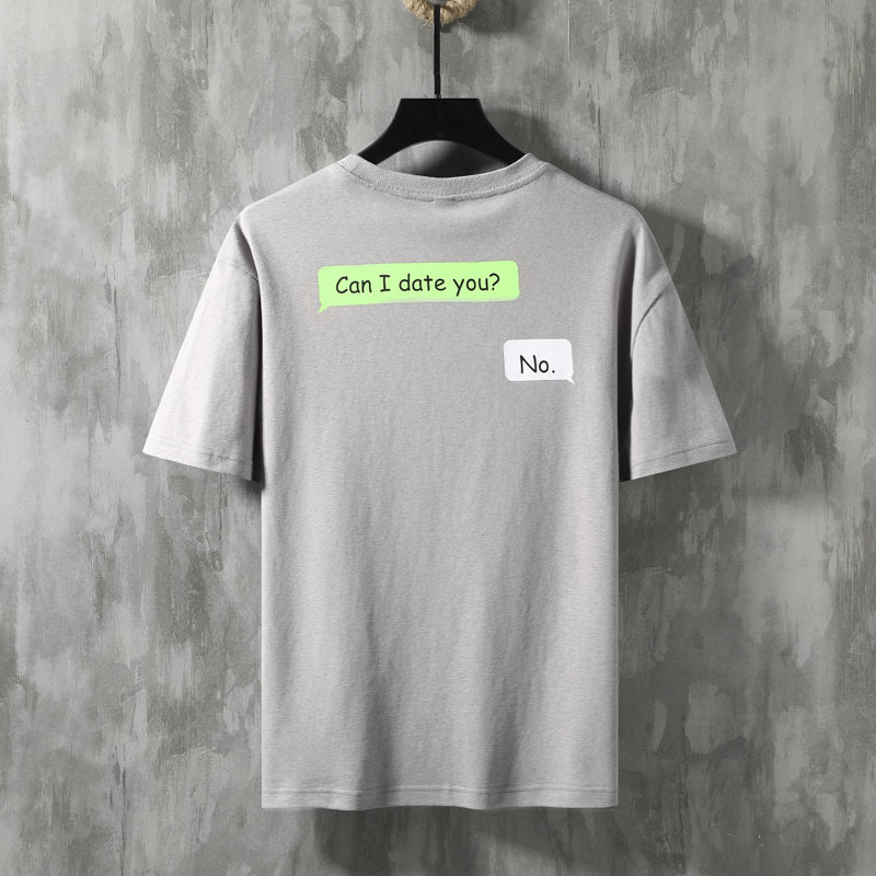 

2021 New 100% Camisas Homme Legal Vero Nova Chegada t Camisa Masculina Mangas Curtas Topos Imprimir Estilo Engraado Marca Roupas 0ICK, Beige