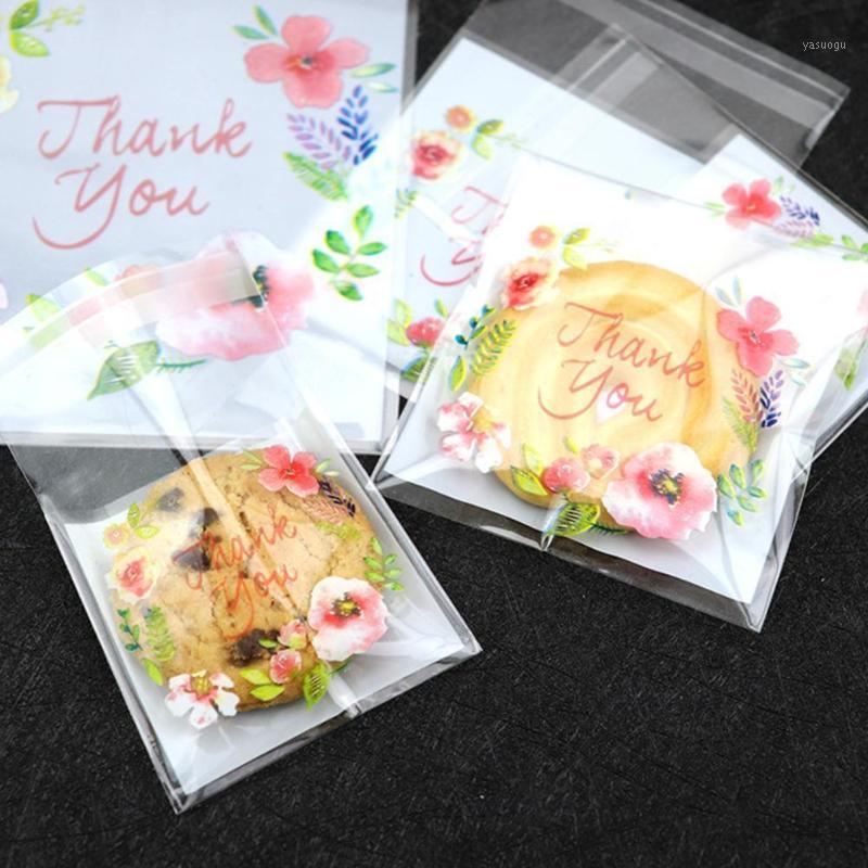 

98-102pcs) Baking Bag Candy Cookie Chocolate Small Decoration Supplies Wedding Party Packing Birthday Bag Self-adhesive Gi I4S81