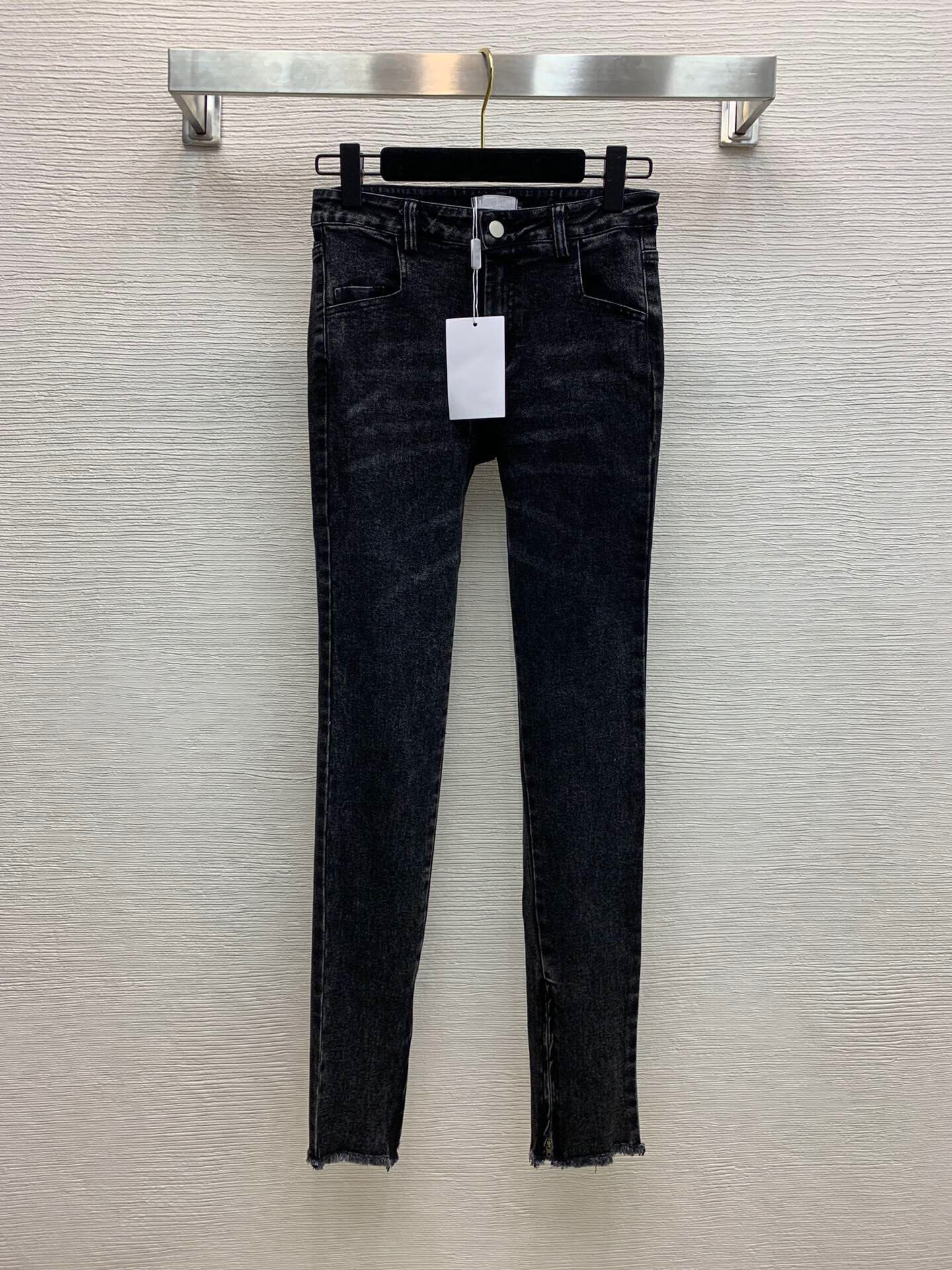 

New high-end leg zipper design in autumn and winter 2020, Dark gray