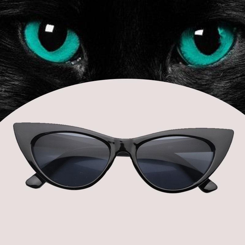 

Women Sunglasses Cat's Eye Sun Glasses Sexy Black Red Glass 2020 Fashion Brand Designer Big Sunglasses for Women's Sunglass
