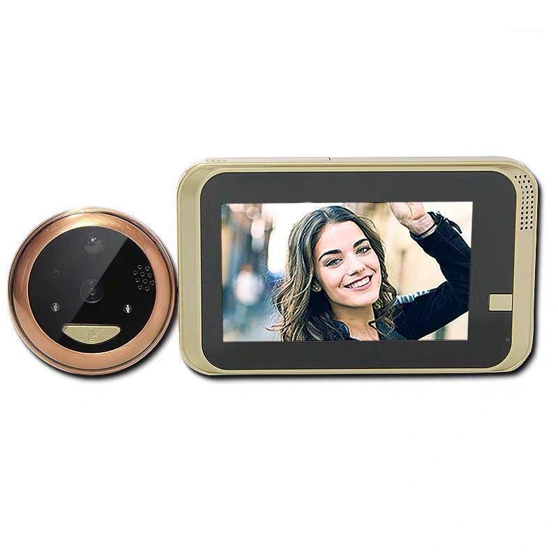 

4.3 inch Wireless Door Viewer HD Video Doorbell Intercom Photo WiFi Phone APP Remote Peephole Infrared Night Home Security1