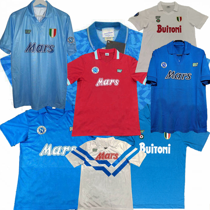 

Retro classic 1986 1987 1988 1989 1991 1992 1993 Napoli soccer jersey 86 87 88 89 90 91 92 93 camiseta maillot MARADONA football shirt, 86/87 home