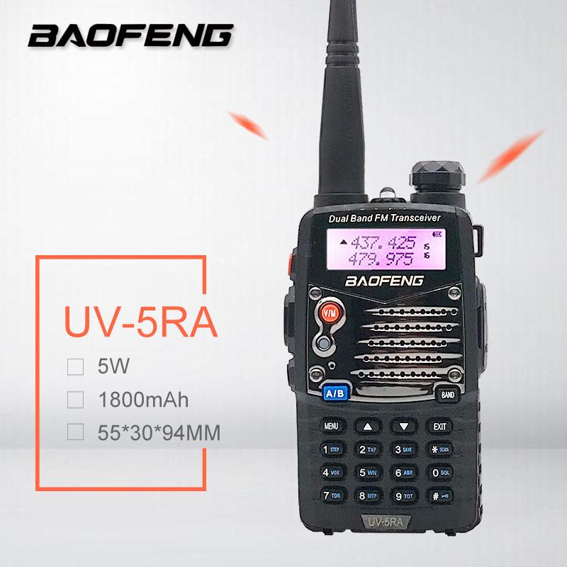 

Baofeng UV-5RA Updated UV-5R Walkie Talkie 10KM Long Range VHF UHF UV 5R Ham CB Amateur Radio Station Scanner HF Transceiver VOX