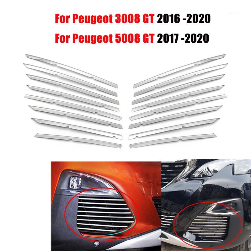 

For 2016 - 2020 3008 GT 5008 GT Front Grill Racing Grills Grille Trim Below The Fog Light 3008 3008GT 5008GT 2017 - 20201