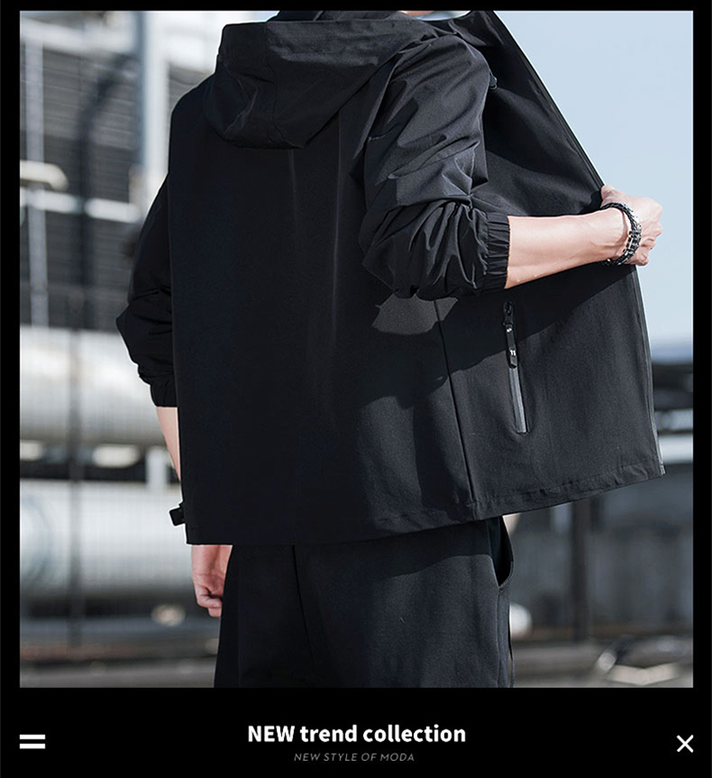 

Black The New Tide Of Han Edition Men'S Leisure Jackets Men On Clothes