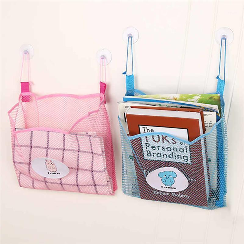 

Latest Wall Hanging Storage Bag Bathroom Kitchen Mesh Baby Kids Organizer Net Bath Time Tidy Toy Suction Cup Bag Container1