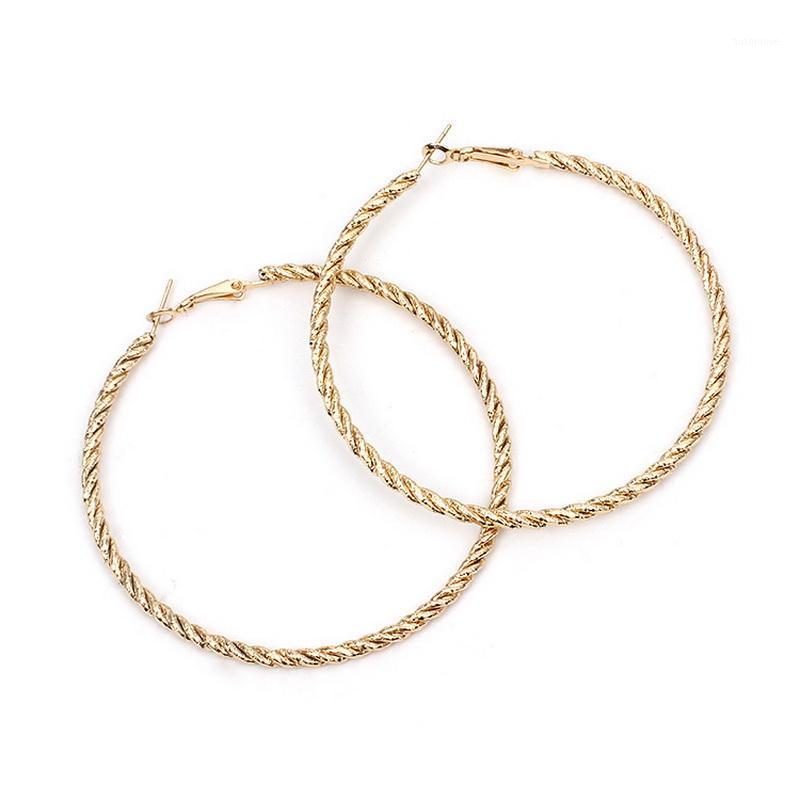 

Simple Exaggerated Aros Big Round Circle Hoop Earrings for Women Geometric Statement Earrings Brincos Ear Jewelry Gift RY1461