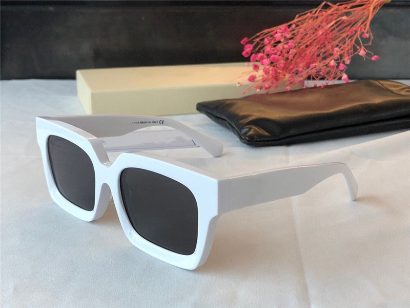 

OW40001U New fashion women and men sunglasses square full-frame glasses simple popular style lens laser top quality UV400 protective box