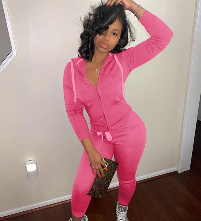 

2 Two Piece Set Top and Pants Women Tracksuit Casual Outfit Sports Suit Green Patchwork Women Sweatsuits Clothing Size S-2XL, Gray