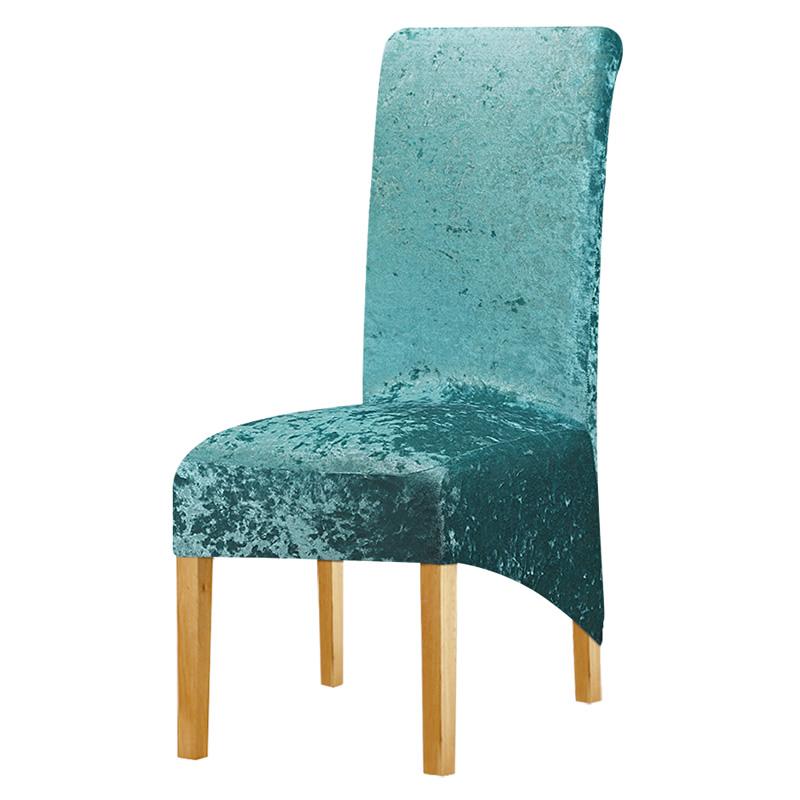 

9 Color Bright And Shiny Velvet XL Size Chair Cover Big Size Europe Style Chair Covers For Restaurant Hotel Party Banquet
