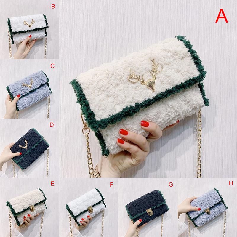 

1PC DIY Cute Handmade Velvet Bag Women Shoulder Bag Hand-woven DIY Material Set