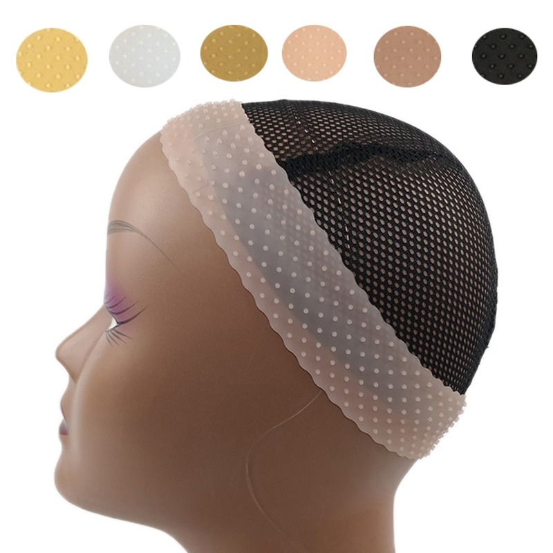 

transparent silicone wig headband soft drop-shaped Elastic Band lace wig grip hair extension sports silicon wig band