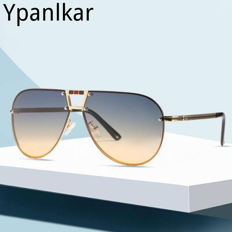 

2020 New Sunglasses Men Women Fashion Alloy Frame High Quality Rectangle Brand Designer Sunglasses UV400