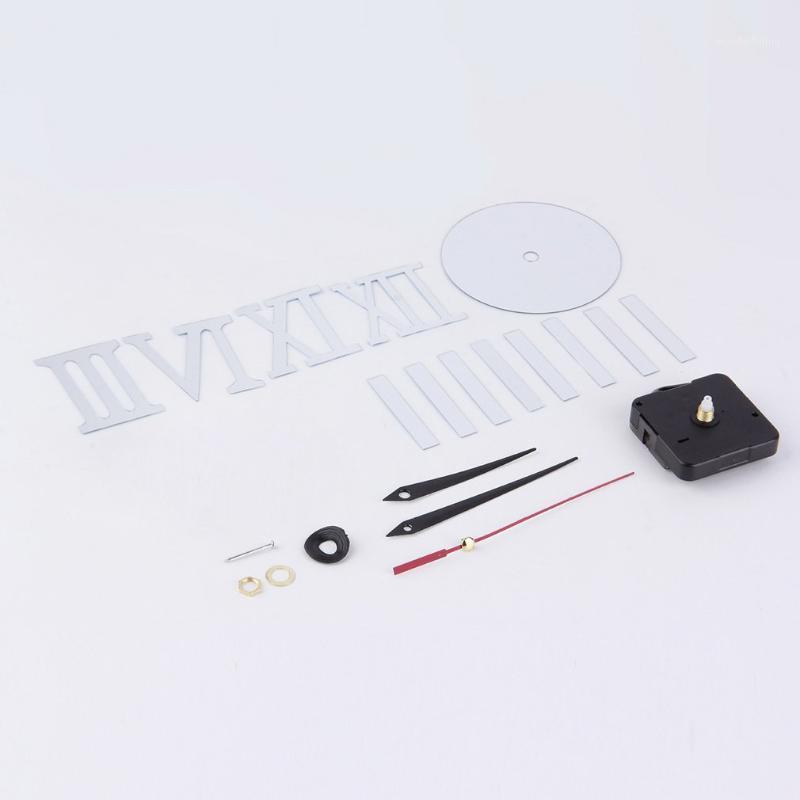 

Modern DIY 3D wall clock mirror Roman Wall Sticker stickers home decor Home Mirror adesivo de parede Effectest1