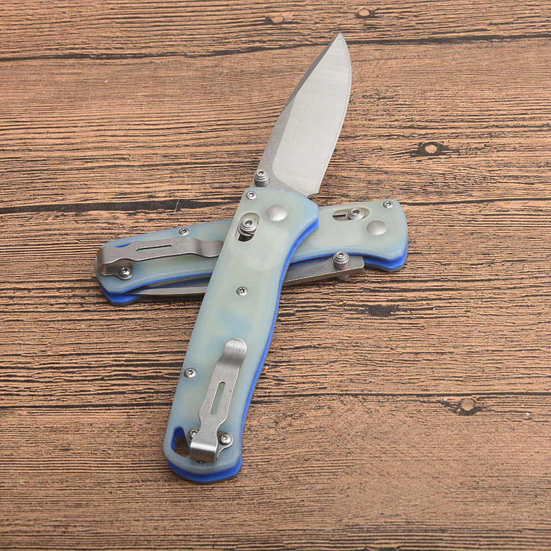 

Special Offer 535 Pocket Folding Knife S30V Satin Drop Point Blade Two-tone G10 Handle EDC Pocket Knives With Retail Box