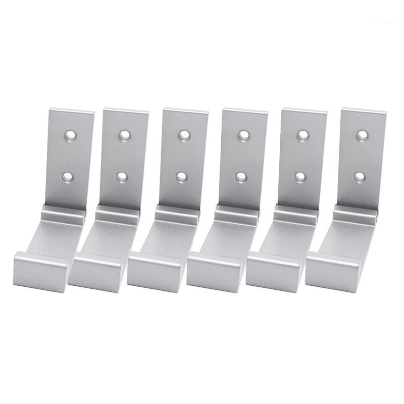 

6 Pack Folding Hooks Wall Door Clothes Hooks Alloy Rustproof Wall Hanger Clothes Coat Towel Home Hotel Storage Coat1