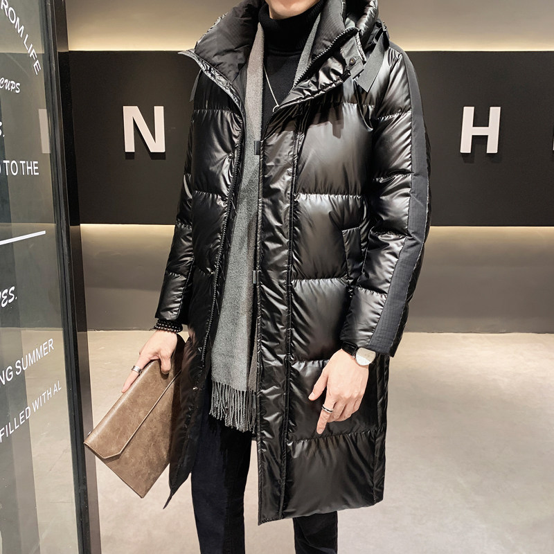 

Top quality New Men's Fashion men's fashion designer Fashion winter hooded jacket down jacket casual size M-5XL, Black