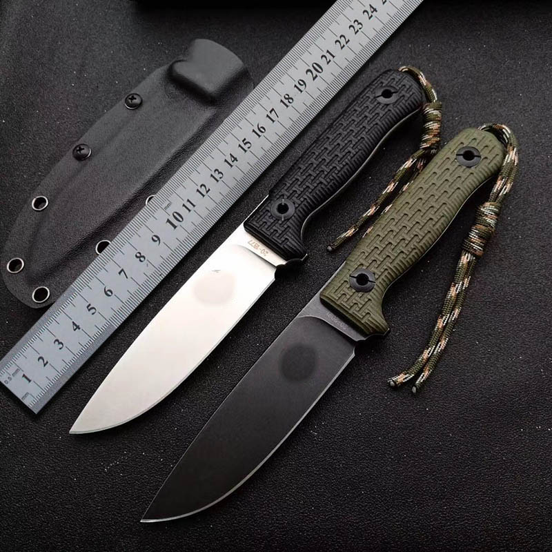 

Bohr D2 Blade Tactical Straight Knife Outdoor Camping Edc Self Defense Hunting Fighting Survival Knives Mic BM 535 133 176 140bk ZT Italy St