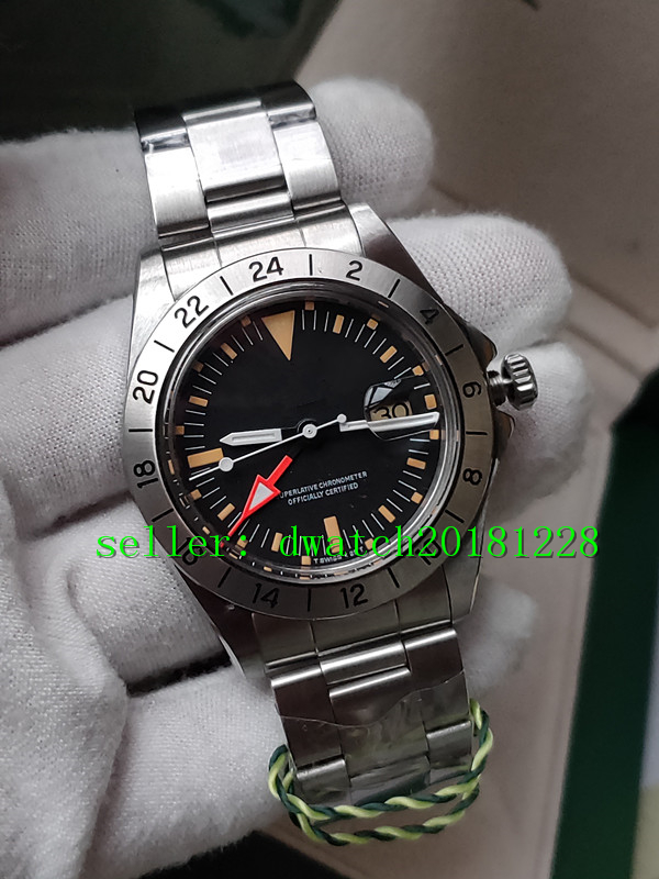 

BEST selling high quality men watch Stainless Steel Bracelet Dial Steel BP Factory 2813 movement 16570 Holes - WATCH 40mm Automati, Black