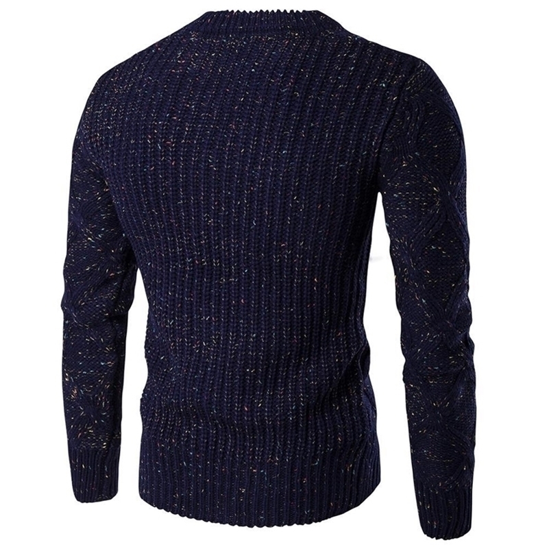

Men Causal Round Neck Sweater Autumn Winter Pullover Knitted Sweaters 201201, Blue