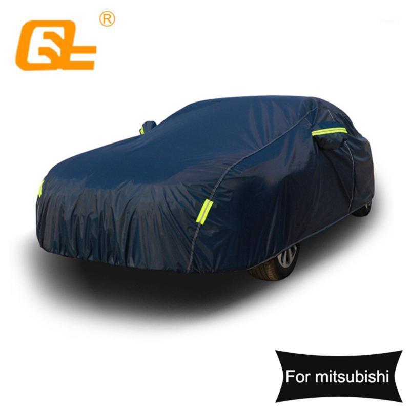 

210T Full Car cover Dark Blue Universal Outdoor Snow Ice Dust Sun UV Shade Cover for mitsubishi Outlander pajero Lancer1