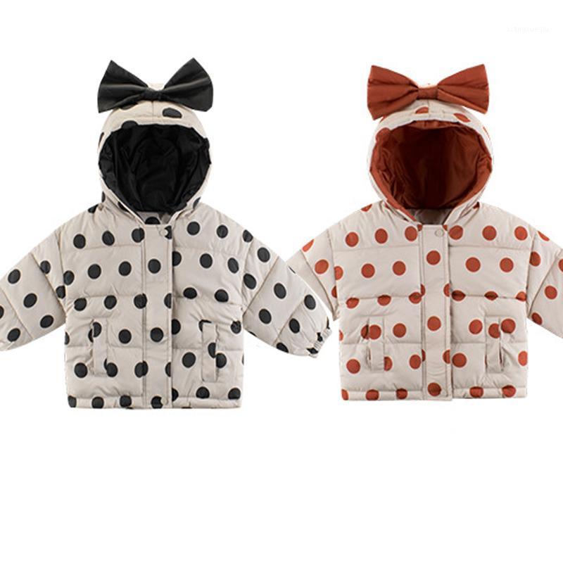 

2020 Winter Jacket For Girls Warm Hooded Children Outerwear Coat 2-10 Years Kids Clothes or Baby Girls Parkas Jacket1, Red dot