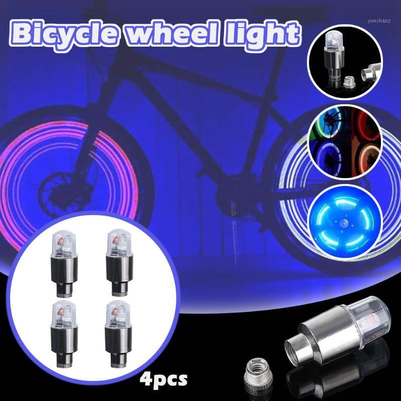 

4pcs Bicycle Wheel LED Light Tire LED Lights with battery Spoke Flashing Lamp For Mountain Road Bike Car Accessories1