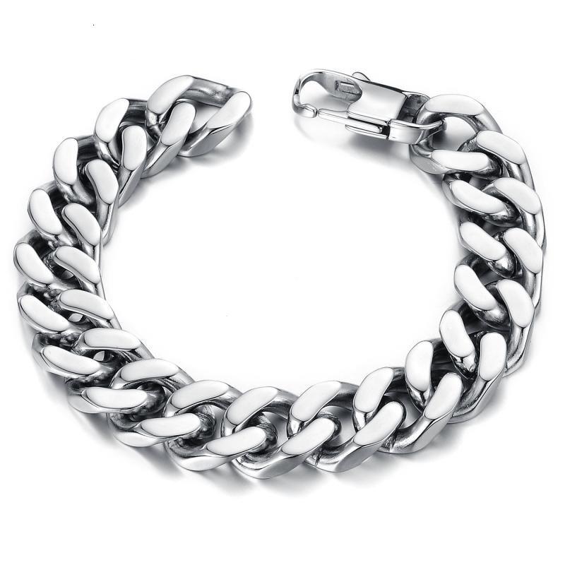 

Charm Bracelets PUNK Biker 316L STAINLESS Steel Mens Bracelet Bike Bicycle Chain 14mm Thicker Width Jewellery GS720