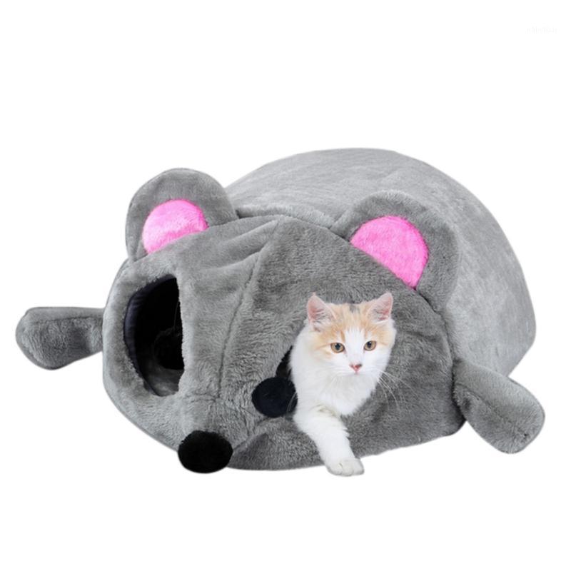 

Removable Cat Bed Warm Pet Cat House Cave Winter Puppy Kitten Dog Cushion Mat Small Dogs Cats House Kennel Nest Winter Indoor1