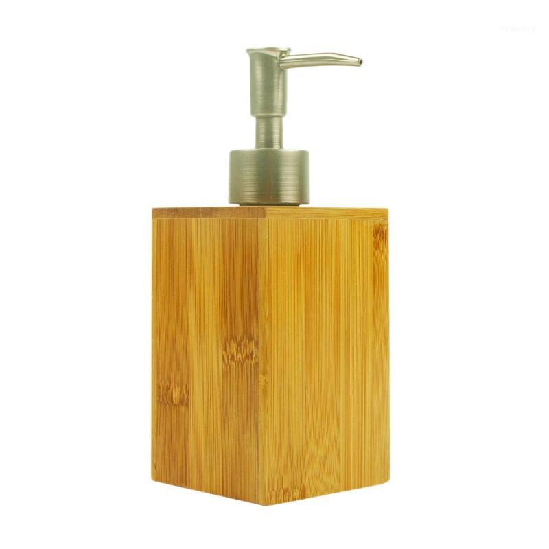 

Bamboo Soap Dispenser Lotion Storage Bottle Squeeze Press Bottle Shower Gel Shampoo Bath Container Bathroom Accessory1