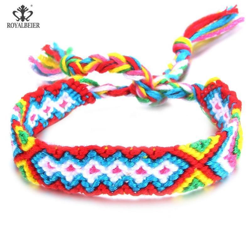 

2020 Bohemia Fashion Compilation Rope Chain Color Cotton Rope Handmade Bracelet Gives Best Friends Friendship Long Live1