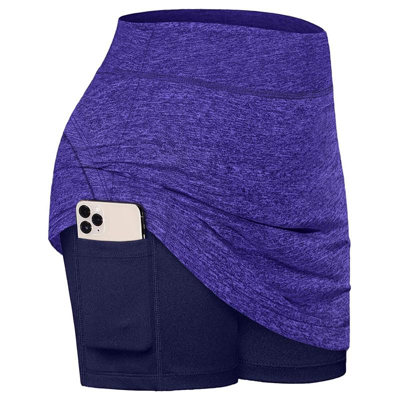 

VERTIVE 2020 New Hot Sale Sports Tennis Skirt Skirts Femme Pocket Sports Fitness Running Yoga Skirt Workout Sportswear