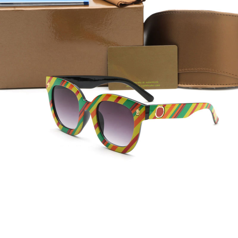 

New Classic Womans Sunglasses Fashion Brand glasses UV400 Mens Sun glasses Brand Designer Sunglasses Luxury glasses with Box glitter2009 C75