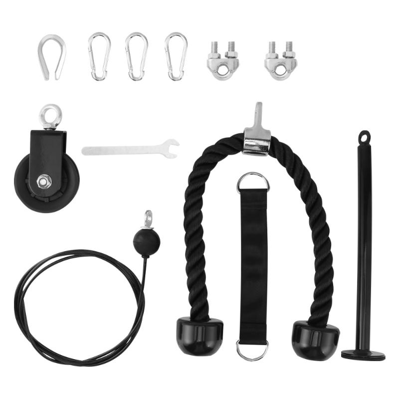 

1 Set Practical Professional Heavy-duty Pulley System Physical Training Kit for