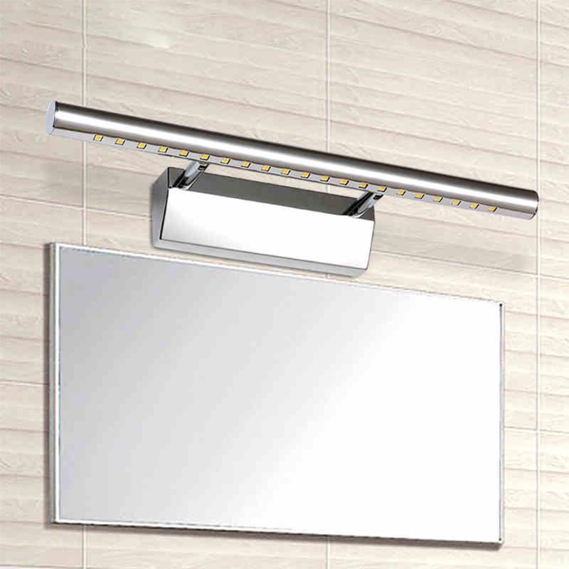 

Modern Led Mirror Light 3W 5W 90-260V Waterproof Wall Lamp Bathroom Lighting Wall Mounted Industrial Stainless Steel Lighting