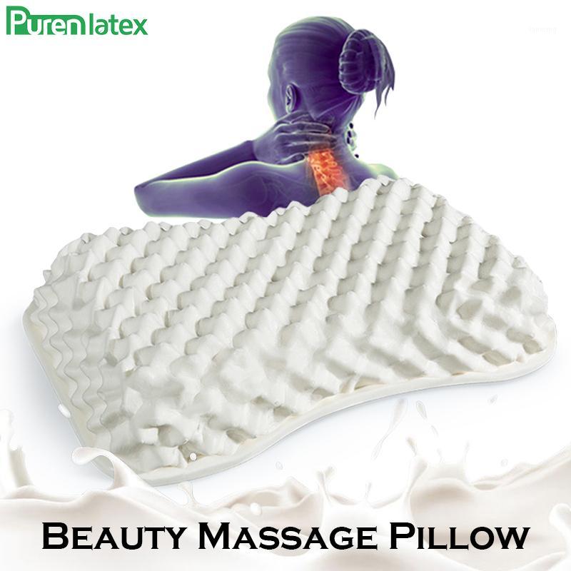

PurenLatex Thailand Pure Natural Latex Pillow Soft Adult Contoured Neck Protective Cervical Spine Correct Anti-Mite Stiff Pillow1