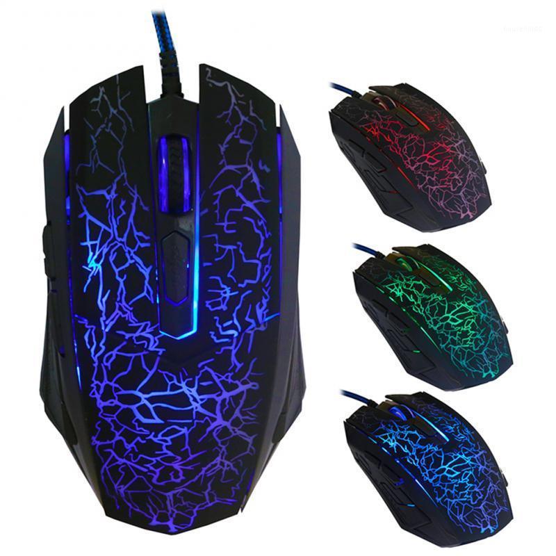 

4000DPI Professional Colorful Backlight Mouse Optical Wired Gaming Mouse Mice 3 Buttons USB Wired Luminous Drop Shipping1