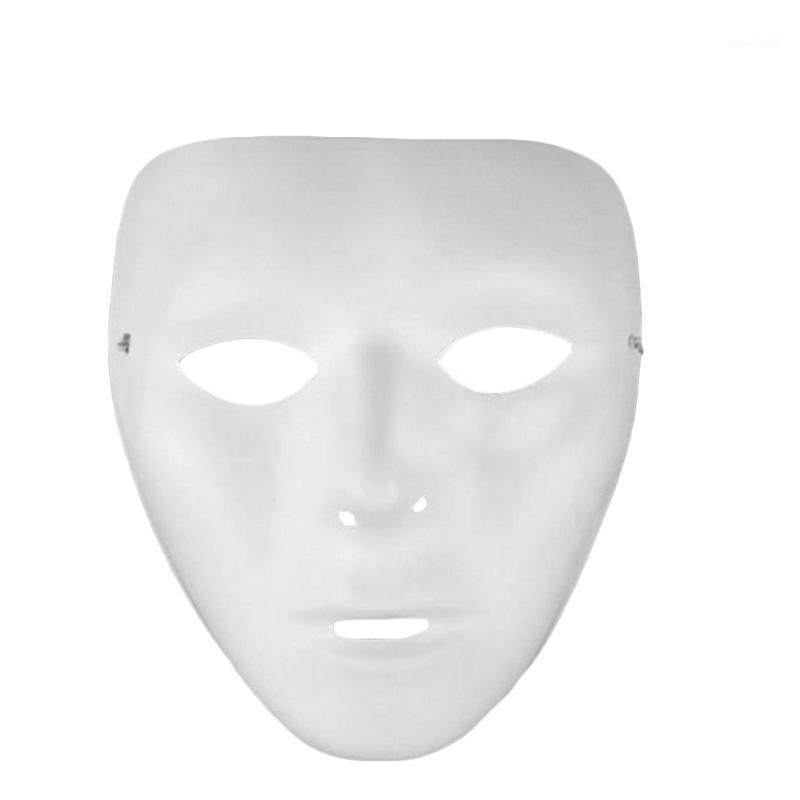 

Cosplay Halloween Festival PVC White Mask Party Toys Unique Full Face Dance Costume Mask for Men Women for Gift1