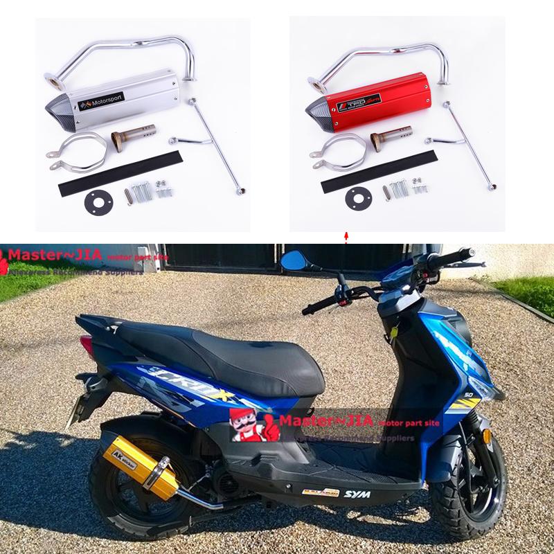 

SYM GY6 50 60 80c kymco 50 MScooter Moped 4 stroke GY6 GY6-80 139QMB Performance Exhaust Muffler system
