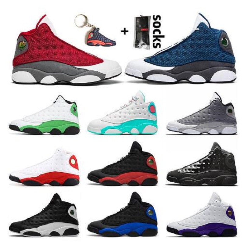

13 13s Basketball Shoes Jumpman Flint White Sneakers Chinese New Year Playground Bred XIII 2021 Island Green Men Women Baskets Sneakers, #14