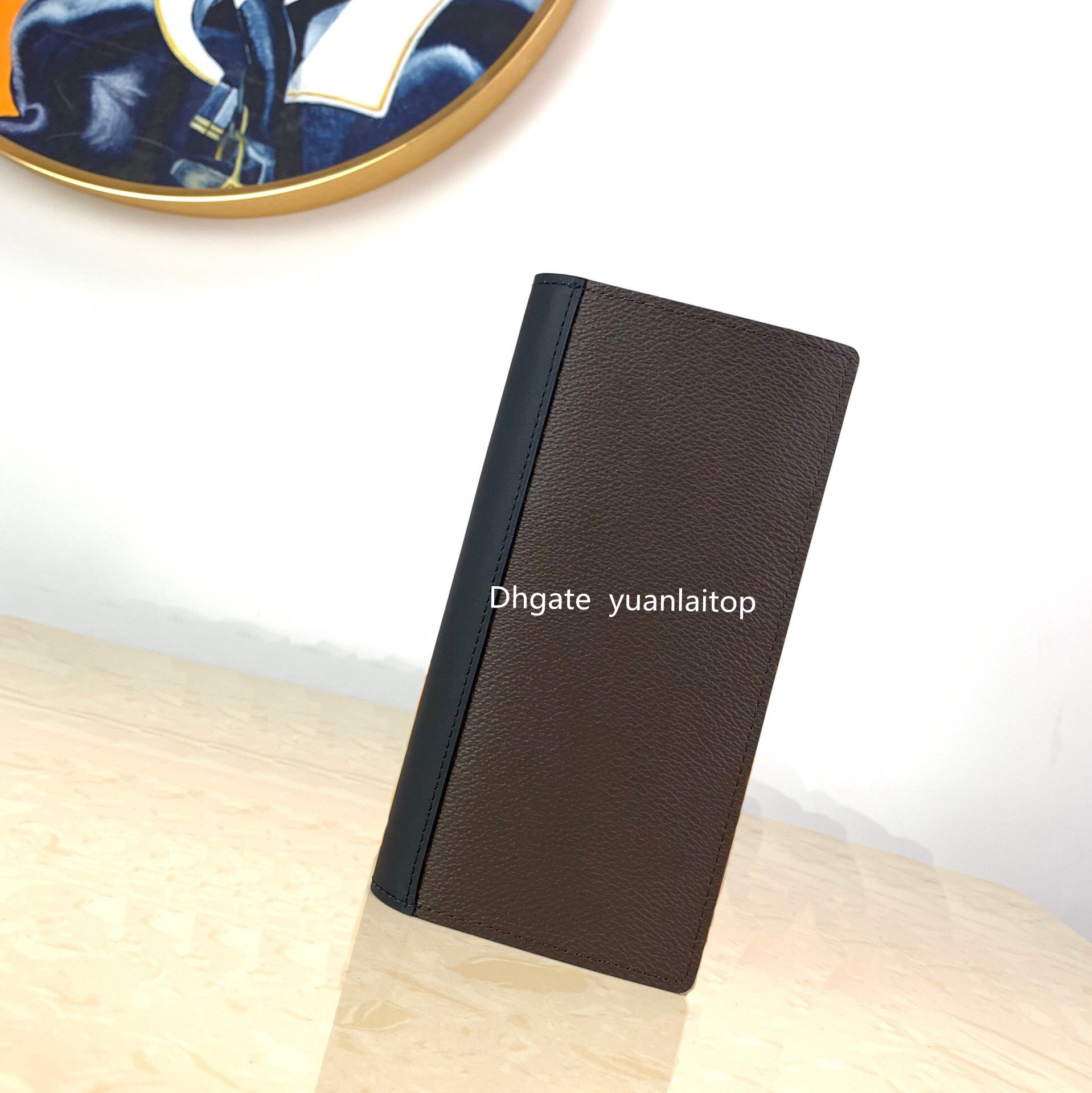 Classic style men wallet,cardholder, passport book, Luxury designer bag, European style,Made of coated canvas,Free freight, 013