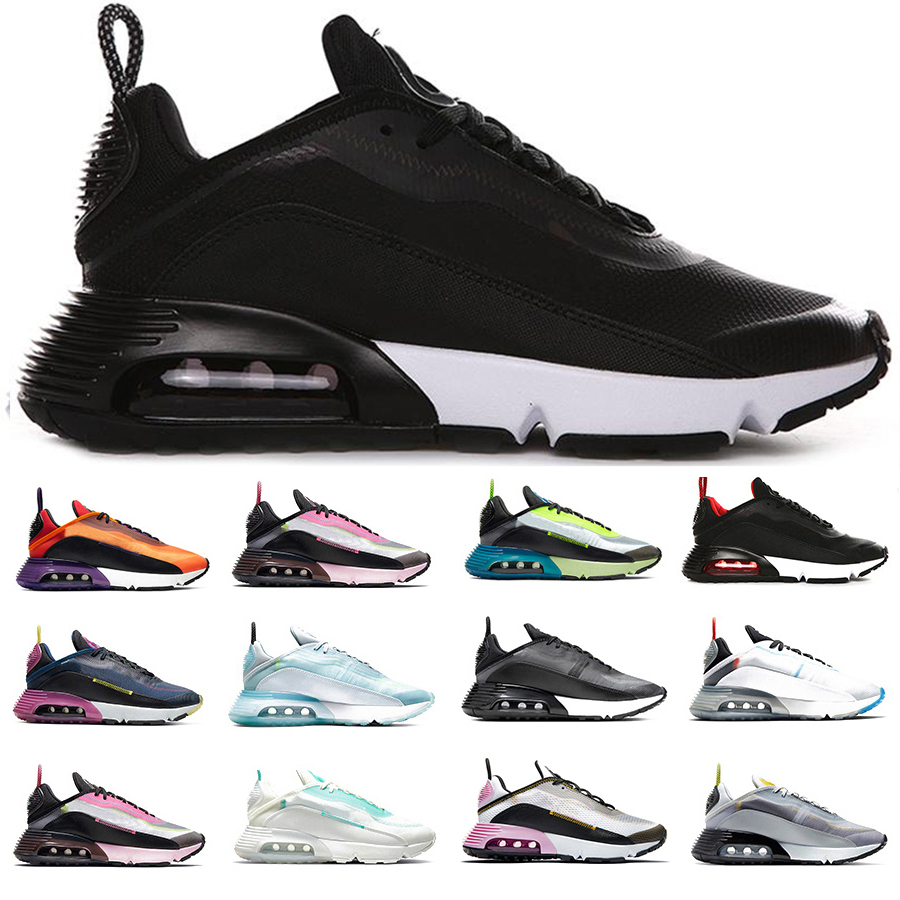 

2022 2090 mens running shoes sneakers Core Black Pink Grey Volt Blue Pure Platinum Photon Dust Oreo Green Duck Camo Brushstroke Bred men women trainers sports shoe, Item#29