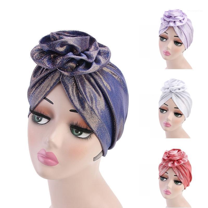 

Four Seasons Women's Headwear Dubai Women's Banquet Hat Flower Cap Pearlescent Color Fashion Headgear Ladies Accessories Caps1, White