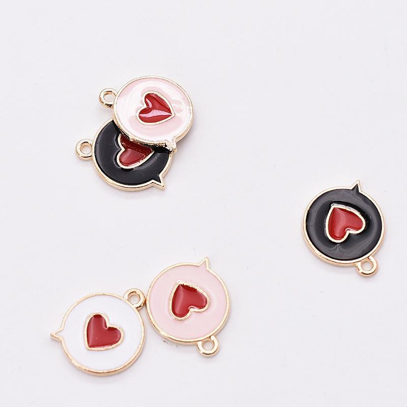 

5pcs New hand DIY oil dripping cartoon bubble pendant hair ornament headdress accessories Christmas gifts1